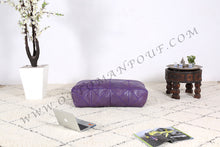 Load image into Gallery viewer, Pink Leather Pouf from New York