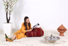 Load image into Gallery viewer, Fabulous Moroccan handmade Kilim pouf