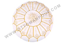 Load image into Gallery viewer, Wedding Gift Gold Ottoman Pouf