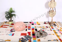 Load image into Gallery viewer, Peach Champagne Leather Pouf