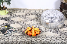 Load image into Gallery viewer, Wedding Gift Silver Ottoman Pouf